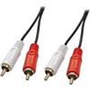 Hama Cavo rca Hama 1.2m x2 Nero/Rosso/Bianco [7205257]