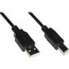Link Cavo usb 2.0 Link connettori a-b in rame 1.80m nero [LKCUSB2N]