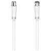 Hama Cavo Antenna Hama SAT 90 dB Bianco