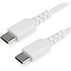 Startech.com Cavo Usb Startech Usb-C 2.0 2m Bianco [RUSB2CC2MW]