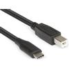 Hamlet Cavo adattatore usb Hamlet usb-c 3.0 a usb-b 2.0 maschio 1m Nero [XCTC-U2B100]