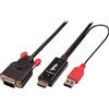 Lindy Cavo hdmi Lindy HDMI/USB a VGA 1m [41455]