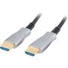 Lanberg Cavo Lanberg HDMI M/M v2.0 CA-HDMI 50m Argento Nero [AKLAGVH00000059]