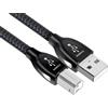 AUDIOQUEST Cavo usb Audioquest usb-a/b 0.75m Nero [B0041EH0WW]