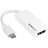 Startech.com Adattatore Startech Usb-C Hdmi 4k 60Hz Bianco [CDP2HD4K60W]