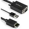 Startech.com Cavo adattatore Startech Vga / Hdmi 1080p 2m [VGA2HDMM2M]