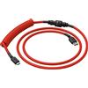 Glorious PC Gaming Race Cavo Glorious PC Gaming Race a spirale Crimson Usb-C a Usb-A 1,37m Rosso/nero
