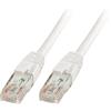 Lindy Cavo di rete Lindy Cat6 U UTP RJ-45 0.5m Bianco
