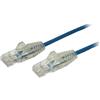 Startech.com Cavo di Rete Startech cat6 sottile 0.5m antiroppo filo di rame 28 AWG Blu [N6PAT50CMBLS]