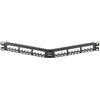 Panduit Pannello passacavi Panduit 1U 24 RJ45S nero [CPA24BLY]