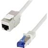 Logilink Cavo Prolunga Patch Logilink Cat.6A S/FTP 1m Grigio