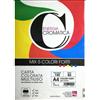 Cwr Carta colorata multiuso Cwr A4 100 fogli 80g assortito in 5 colori [12299/100]