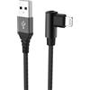 Celly Cavo usb Celly lighting usb-A 1m Nero [USBLIGHTLSHBK]