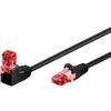 Goobay Cavo di rete Goobay Patch Cat 6 U/Utp 1x90' 0,50m Nero [51514]