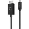 Cygnett Cavo Cygnett Essentials Usb-C a Hdmi 4K Nero [CY3305HDMIC]