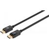 Manhattan Cavo audio/video Manhattan DisplayPort 1.4 8K a 60Hz M/M 1m Nero