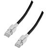Oem Cavo di rete patch Oem in Rame SFTP Cat.6A Nero con Led tracciamento 3m