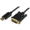 Startech.com Cavo adattatore Startech.com displayport a DVI da 91cm Nero [DP2DVI2MM3]