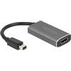 Delock Adattatore DisplayPort Delock Mini DisplayPort 1.4 a HDMI 8K con funzione HDR 20cm Grigio [63200]