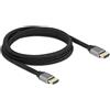 Delock Cavo Hdmi Delock Ultra High Speed 48 Gbps 8K 60 Hz 2m Grigio [83996]