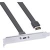 Inline Cavo adattatore InLine USB Typ-C zu USB 3.1 50cm Nero