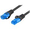 Lanberg Cavo di rete Lanberg s/ftp Cat 6a 3m RJ-45 Nero/blu [PCF6A-10CC-0300-BK]