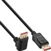 Inline Cavo DisplayPort InLine 8K (UHD-2) Angolato verso il basso 1 m Nero [17151U]