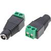 Techly Adattatore Alimentazione DC Techly 5.5x2.1mm Femmina Terminal Block 2 pin Nero/Verde