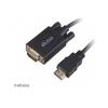 Akasa Cavo monitor Akasa Hdmi a Vga 2m Nero [AK-CBHD26-20BK]