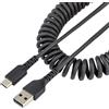 Cavo USB C R2ACC-50C-USB-CABLE Cavo di ricarica USB Tipo C Maschio USB 2.0/480 Mbit/s/50 cm/Nero [R2ACC-50C-USB-CABLE]