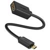 UGREEN Cavo Ugreen da micro Hdmi maschio Hdmi femmina 20cm Nero [20134]