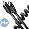 AXAGON Cavo Usb Axago usb-c a tipo-c 2.0 0.6m Nero [BUCM-CM10TB]