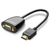 UGREEN Convertitore Ugreen da Hdmi maschio a VGA femmina senza audio 0.25m Nero [40253]