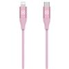 Celly Cavo usb Celly Usb-c fulminante/Power Delivery/60W/1.5m/Rosa [USBCLIGHTCOLPK]