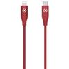 Celly Cavo usb Celly Usb-c fulminante/Power Delivery/60W/1.5m/Rosso [USBCLIGHTCOLRD]