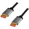 Logilink Cavo DisplayPort LogiLink 1.4/8K/60Hz/2m/Nero/Grigio [CDA0105]