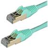 Startech.com Cavo di rete Startech RJ45 Cat 6A 1.5 m Colore acqua [6ASPAT150CMAQ]