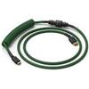 Glorious PC Gaming Race Cavo a spirale Glorious PC Gaming Race USB-C e USB-A 1.37m Verde bosco [GLO-CBL-COIL-FG]