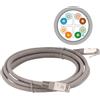 A-LAN Cavo di rete A-lan Alantec patch F/UTP cat.6 PVC 0.5m grigio [KKS6SZA0.5]