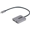 Startech.com Adattatore Startech.com USB-C a doppio hdmi 1.7'' Nero/grigio [MST14CD122HD]