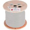 Techly Cavo di rete in matassa Techly F/UTP Cat.5E LSZH 4x2x24AWG 305m Grigio [ITP-C5F-305-RIS]