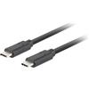 Lanberg Cavo USB Lanberg tipo-C M/M 3.1 1M CA-CMCM-32CU-0010-B Nero [AKLAGKU00000125]
