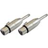 RIDEM Connettore audio Ridem RDM CN6 Xlr f/Jack 6.3mm mono