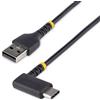 Startech.com Cavo Usb StarTech.com Tipo-A a C ad angolo retto 15cm/Nero [R2ACR-15C-USB-CABLE]