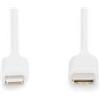 Digitus Cavo di ricarica Digitus Lightning/Usb-C 2m Bianco [DB-600109-020-W]