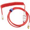 DUCKY Cavo a spirale Ducky Premicord Apple da usb tipo C a tipo A 1.8m Rosso [DKCC-FRCNC1]