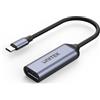 Unitek Adattatore video Unitek V1415A Usb-C a DisplayPort 1.4 8K/60Hz/Grigio