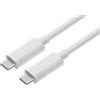 Techly Cavo USB 4.0 Techly USB-C™ Thunderbolt 3 M/M 40G 240W PD3.1 8K E-Mark 1m Bianco