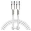 Baseus Cavo usb Baseus Cafule USB-C a USB-C 100W 2m Bianco [CATJK-D02]