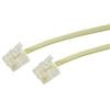 NUOVA VIDEOSUONO Cavo telefonico NVS lineare 2 spine 6p 4c 10m Giallo
